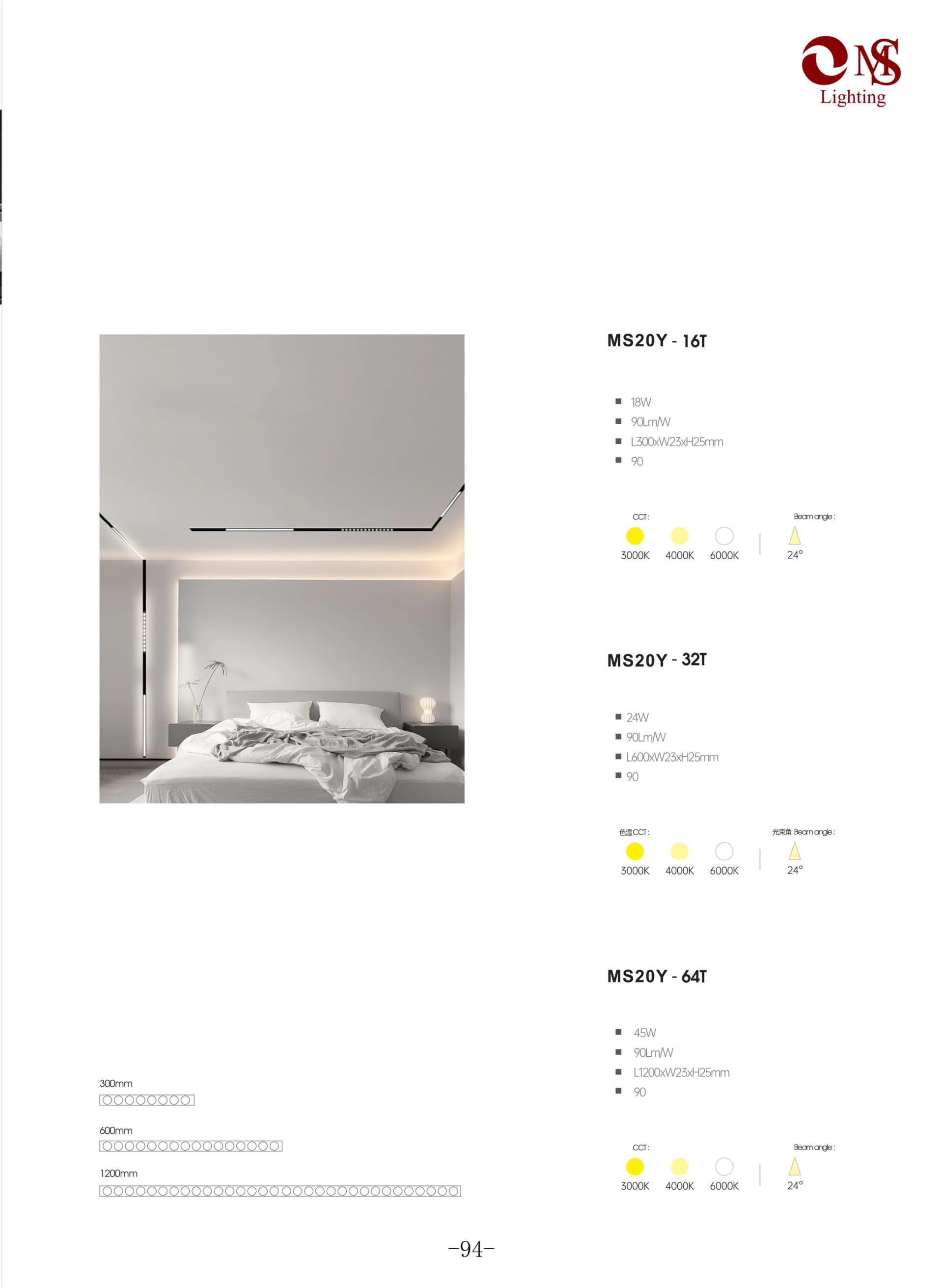 MS20Y Magnet Grille Light specification sheet