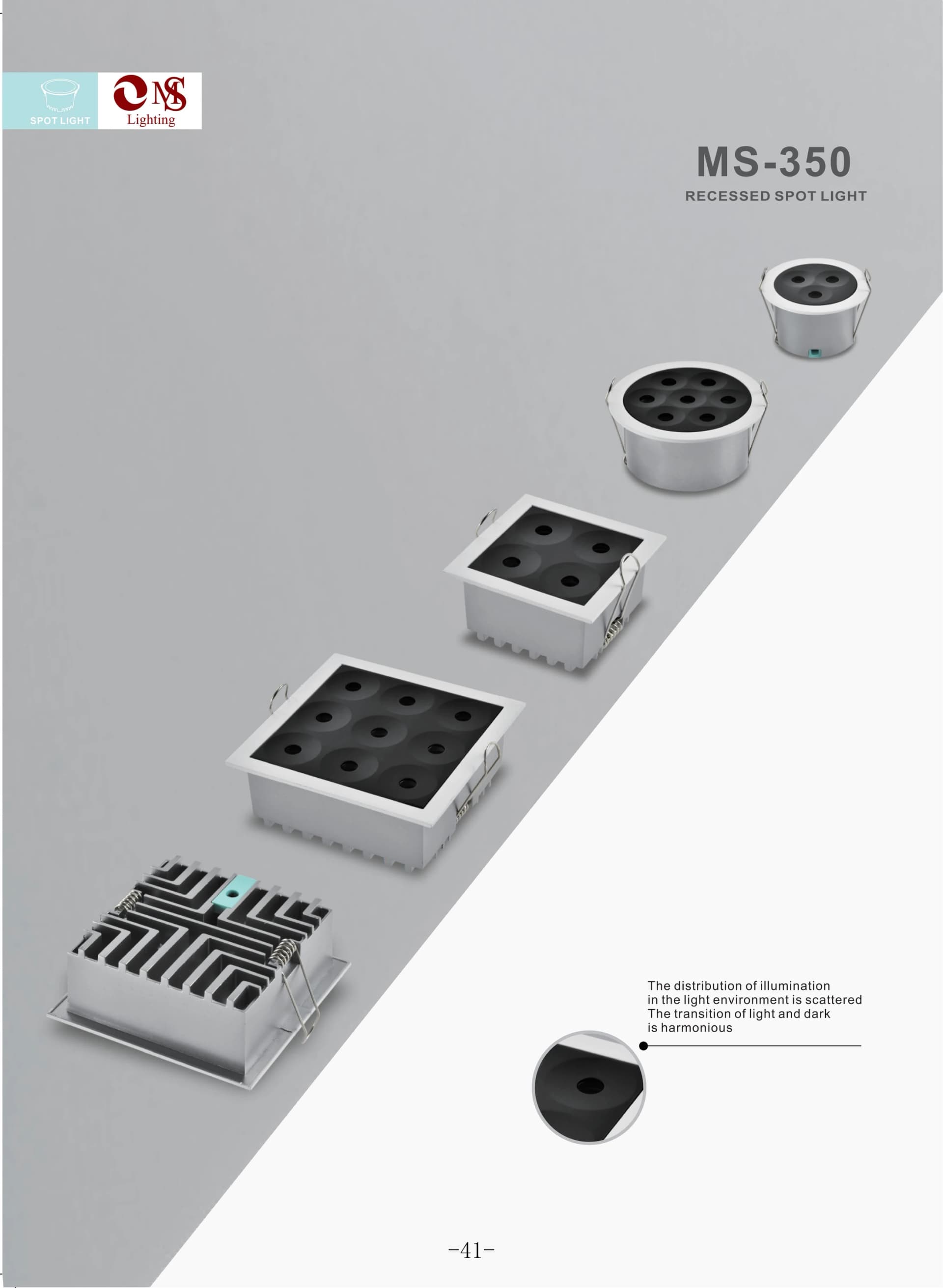MS-350 Recessed Spot Light
