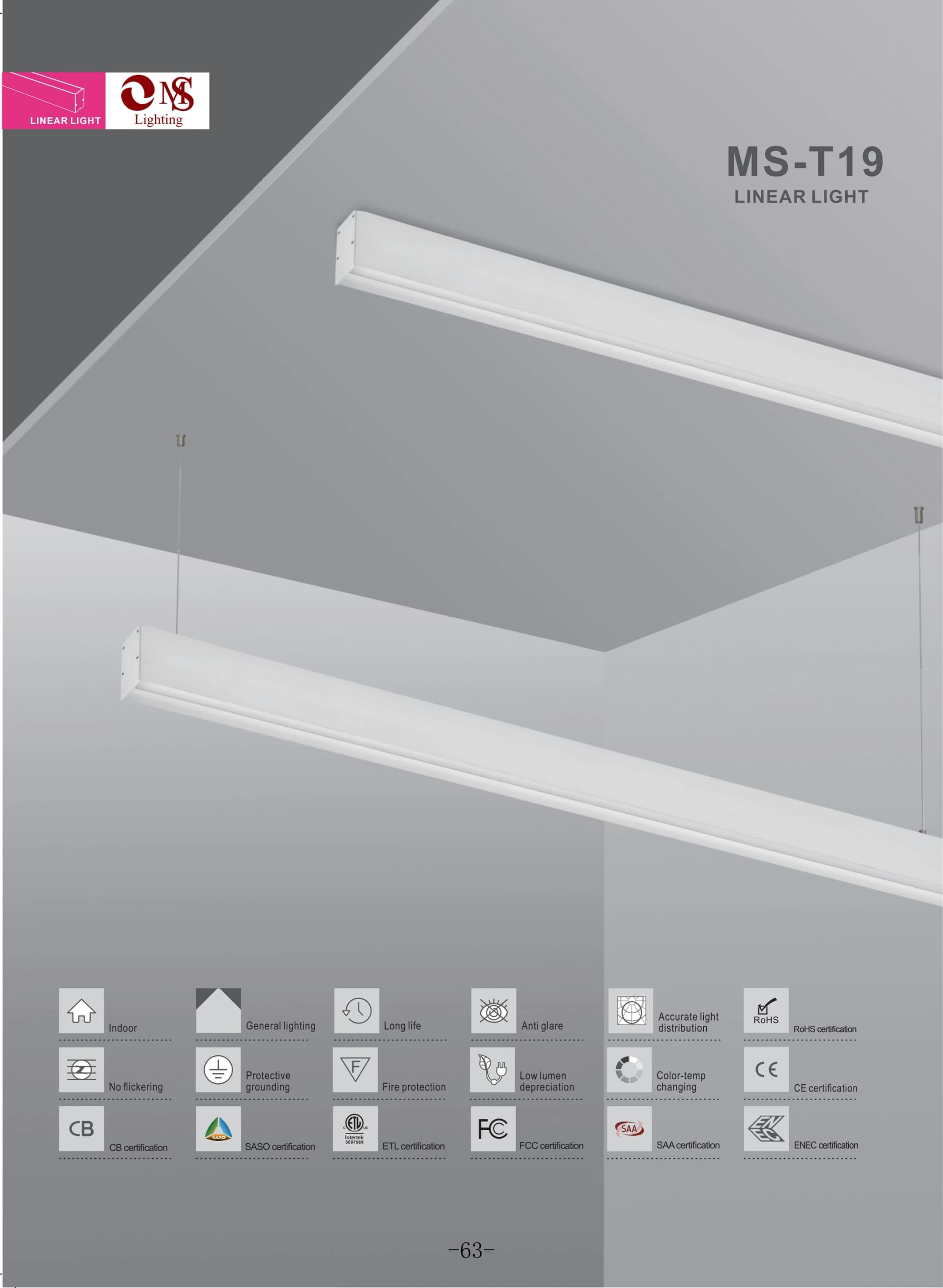 MS-T19 Linear Light