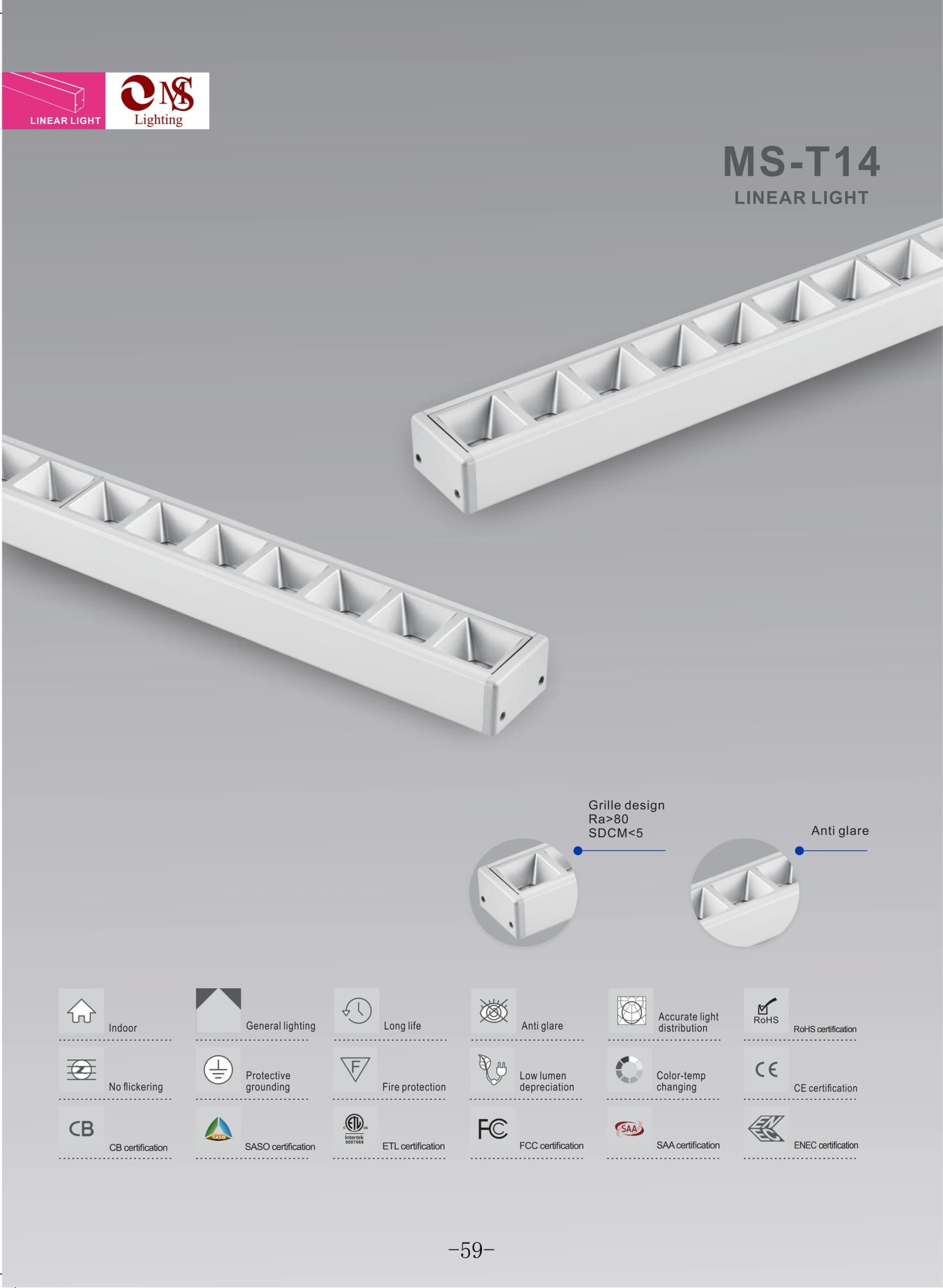 MS-T14 Linear Light