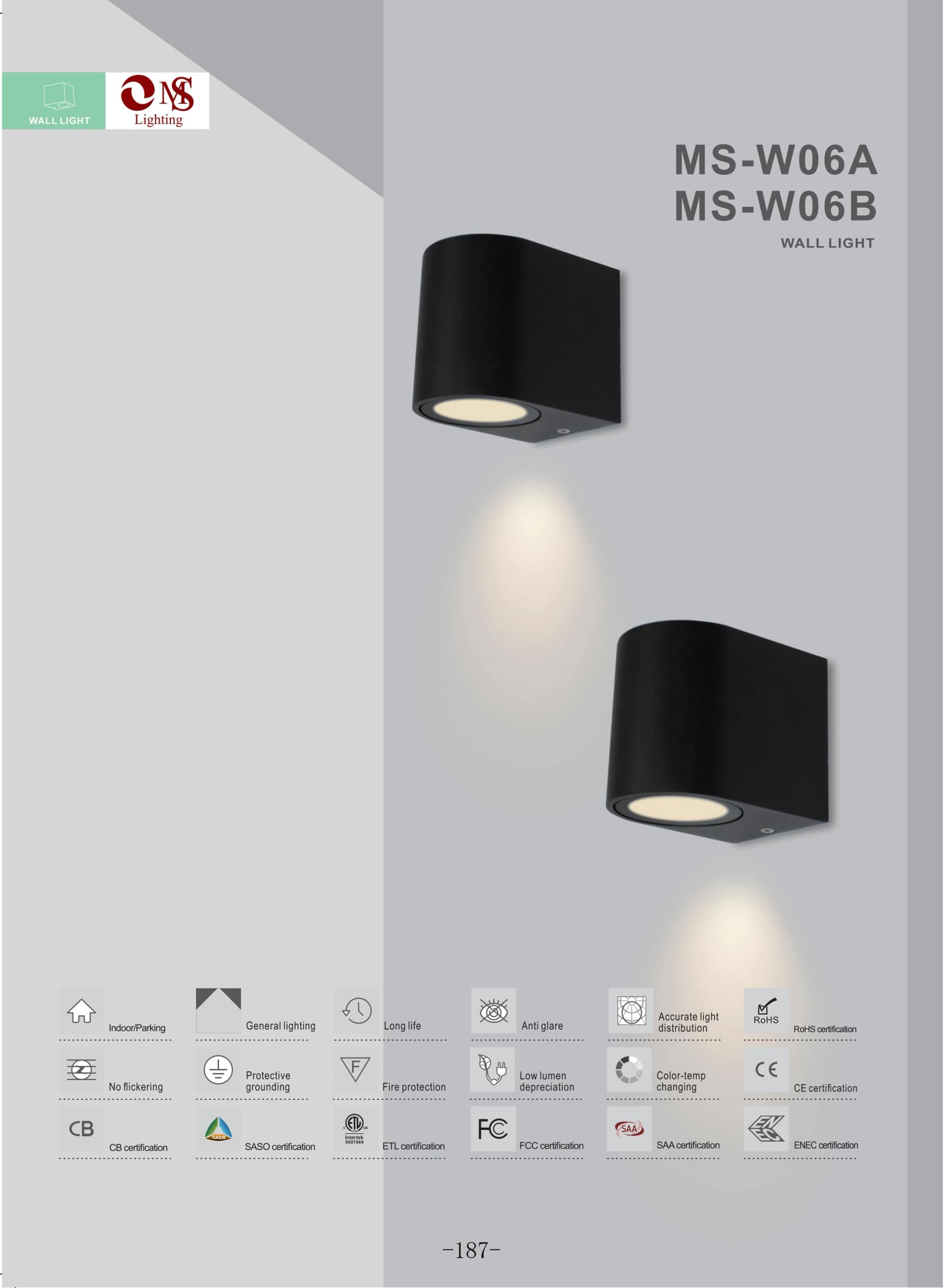 MS-W06A Wall Light