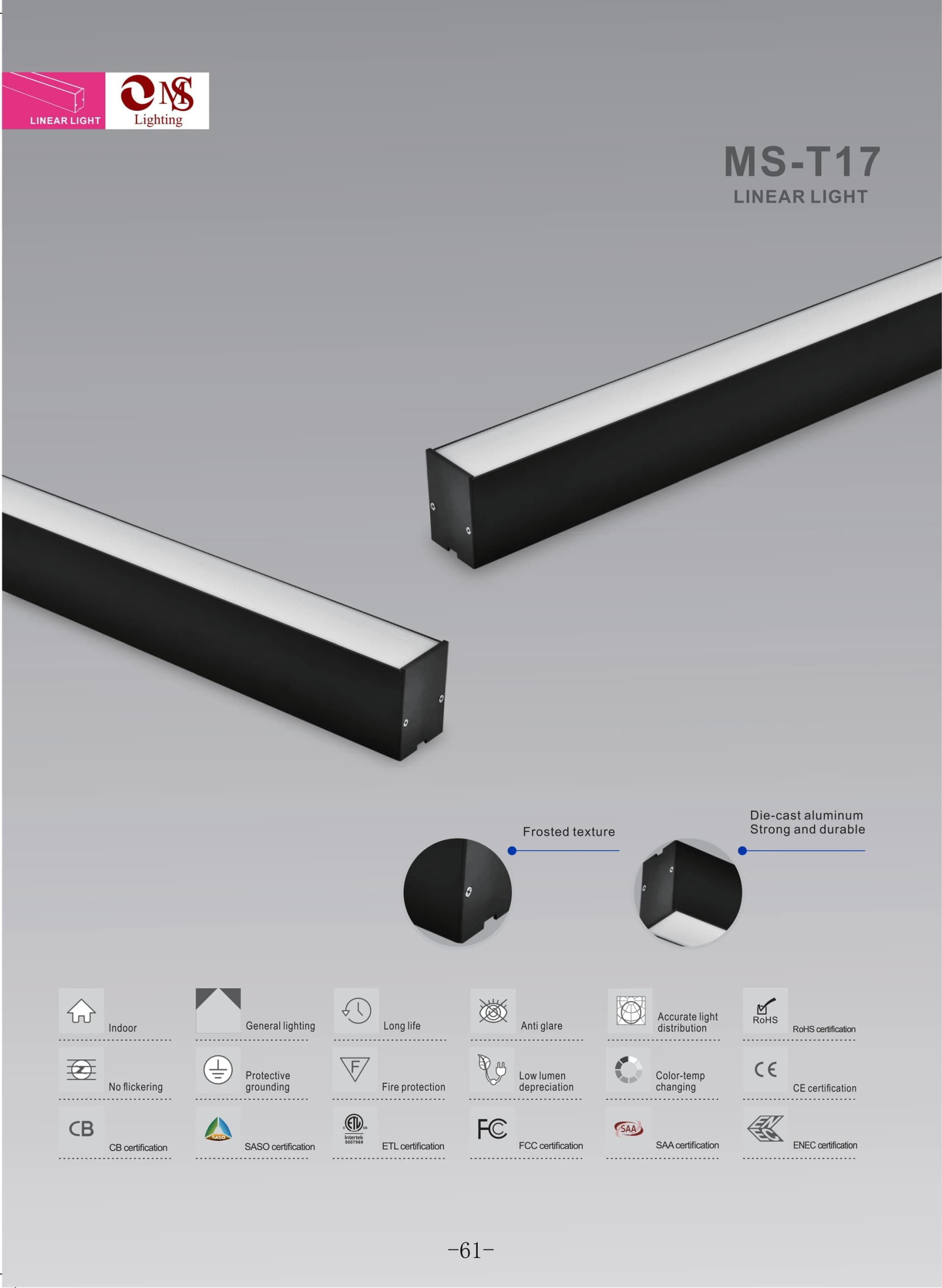 MS-T17 Linear Light