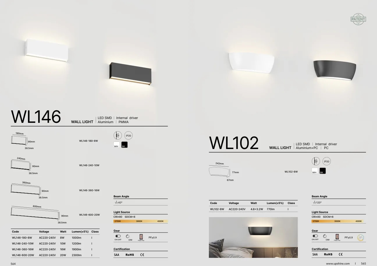 WL146 specification sheet