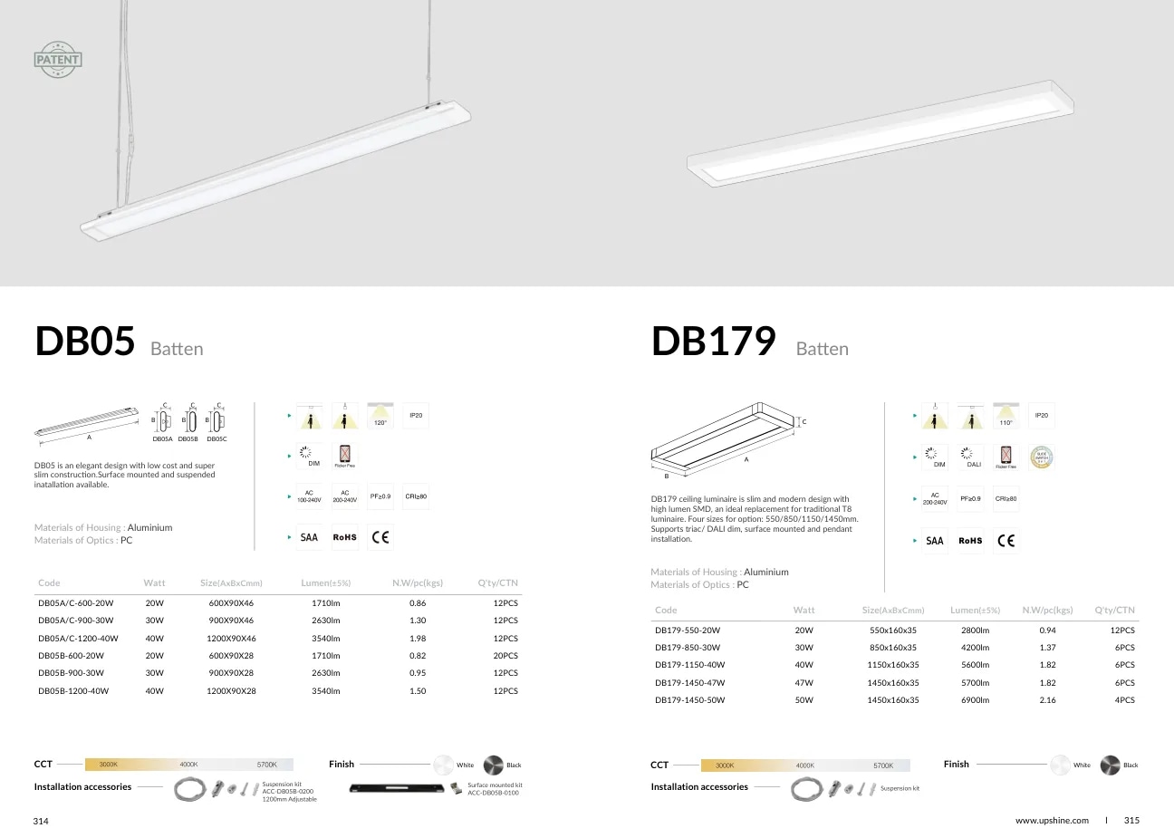 DB05 specifications